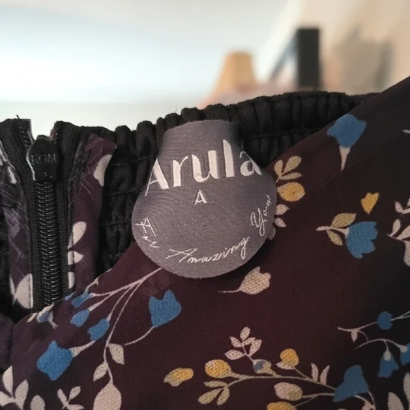 Floral Black Dress - Picture 2 of 6